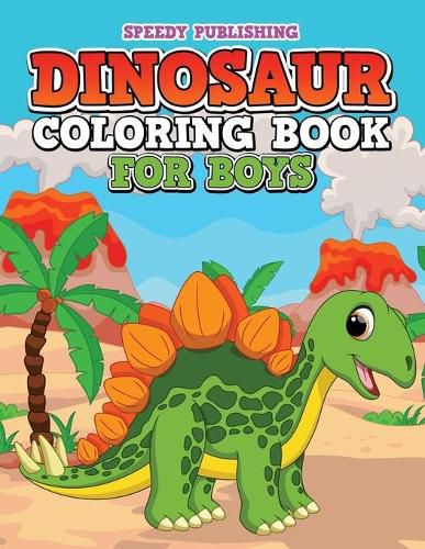 Cover image for Dinosaur Coloring Book For Boys