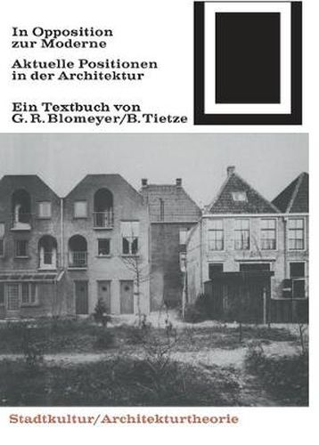 Cover image for In Opposition zur Moderne