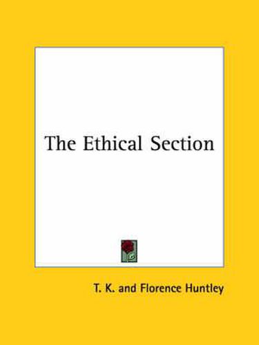 Cover image for The Ethical Section