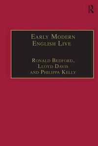 Cover image for Early Modern English Lives: Autobiography and Self-Representation 1500-1660