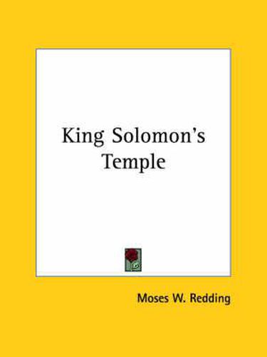 King Solomon's Temple