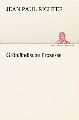 Cover image for Gronlandische Prozesse