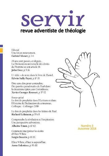 Cover image for Servir N Degrees3: Revue adventiste de theologie - Automne 2018