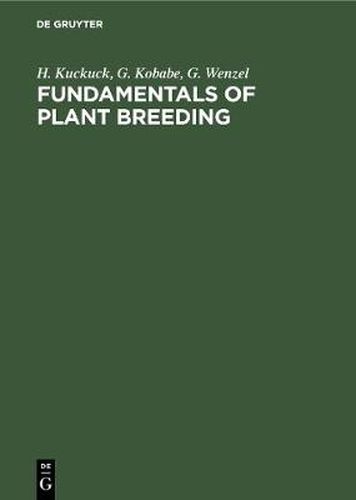 Cover image for Fundamentals of Plant Breeding