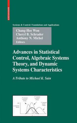 Cover image for Advances in Statistical Control, Algebraic Systems Theory, and Dynamic Systems Characteristics: A Tribute to Michael K. Sain