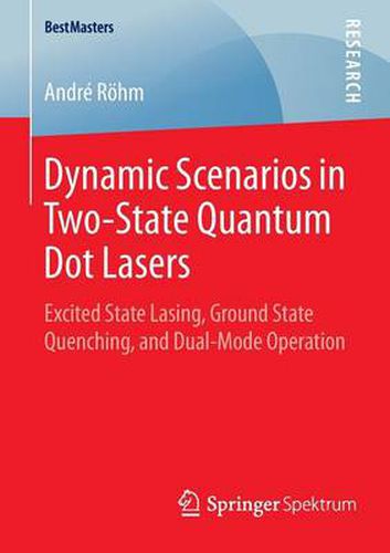 Cover image for Dynamic Scenarios in Two-State Quantum Dot Lasers: Excited State Lasing, Ground State Quenching, and Dual-Mode Operation