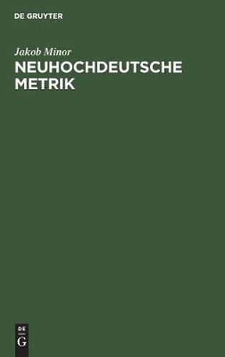 Cover image for Neuhochdeutsche Metrik