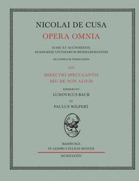 Cover image for Nicolai de Cusa Opera omnia / Nicolai de Cusa Opera omnia. Volumen XIII.