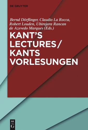 Cover image for Kant's Lectures / Kants Vorlesungen
