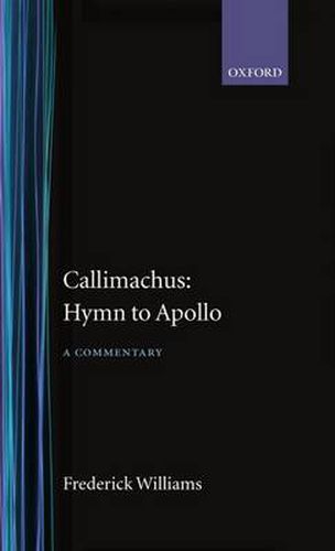 Callimachus 'Hymn to Apollo': a Commentary