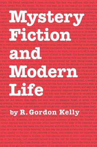 Cover image for Mystery Fiction and Modern Life