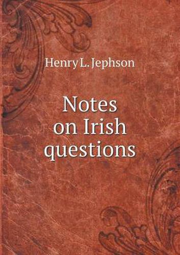 Cover image for Notes on Irish questions