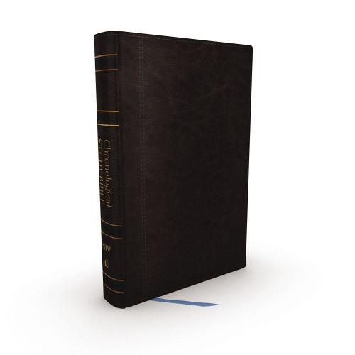 Cover image for NIV, Chronological Study Bible, Leathersoft, Black, Comfort Print: Holy Bible, New International Version