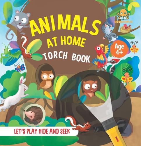 Cover image for Booktopus Torch Discovery Book - Jungle Animals Hidden Picture Book with Torch - Learning Activity Books for Kids 4+ Years