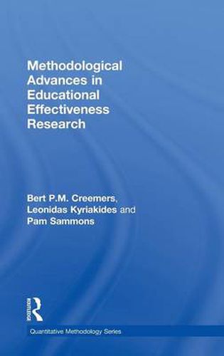 Cover image for Methodological Advances in Educational Effectiveness Research