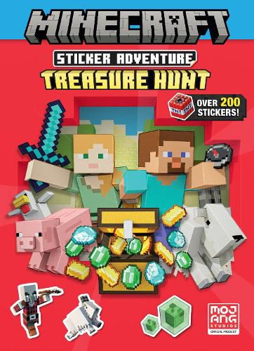 Cover image for Minecraft Sticker Adventure: Treasure Hunt (Minecraft)