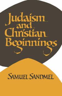 Cover image for Judaism and Christian Beginnings