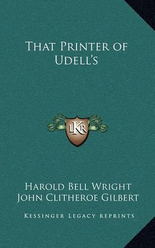 Cover image for That Printer of Udell's