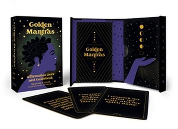 Cover image for Golden Mantras: Affirmation Deck and Guidebook