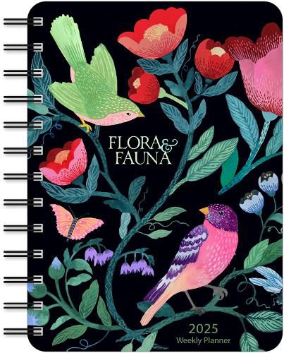 Cover image for Flora & Fauna by Malin Gyllensvaan 2025 Weekly Planner Calendar