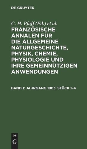 Cover image for Jahrgang 1803. Stueck 1-4