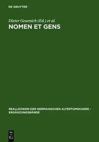 Cover image for Nomen et gens