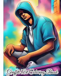 Cover image for Graffiti Art Coloring Book