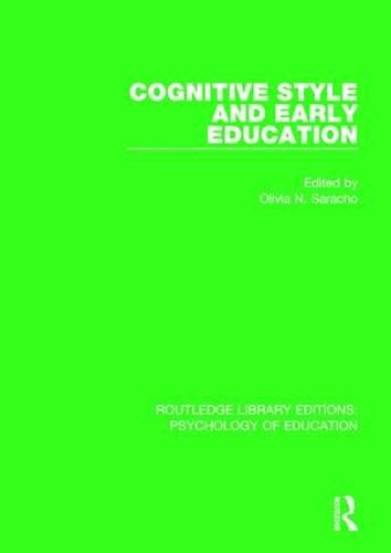 Cover image for Cognitive Style in Early Education