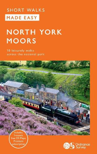 Cover image for OS Short Walks Made Easy - North York Moors