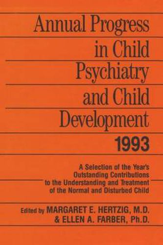 Cover image for Annual Progress in Child Psychiatry and Child Development 1993