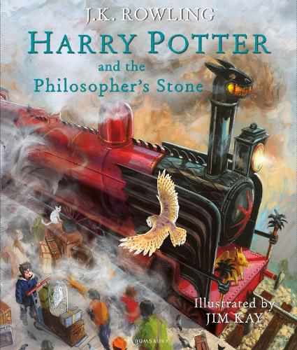 Cover image for Harry Potter and the Philosopher's Stone: Illustrated Edition