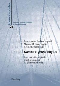 Cover image for grandes  Et  petites  Langues: Pour Une Didactique Du Plurilinguisme Et Du Pluriculturalisme