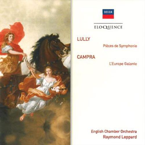 Cover image for Lully Orchestral Pieces Campra L Europe