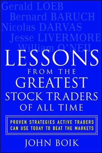 Cover image for Lessons from the Greatest Stock Traders of All Time