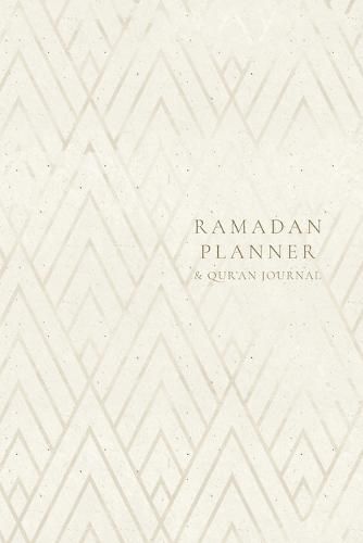 Cover image for Ramadan Planner with Integrated Qur'an Journal: Gold Geometric