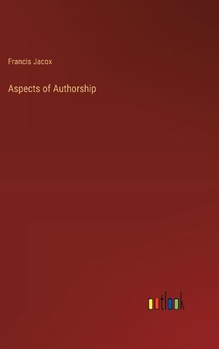 Cover image for Aspects of Authorship