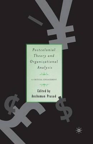 Cover image for Postcolonial Theory and Organizational Analysis: A Critical Engagement