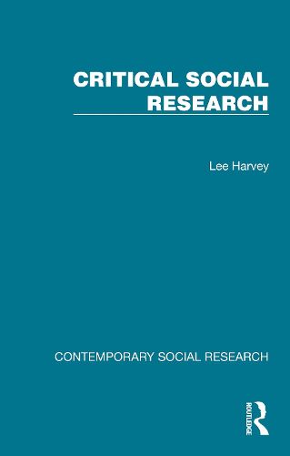 Cover image for Critical Social Research