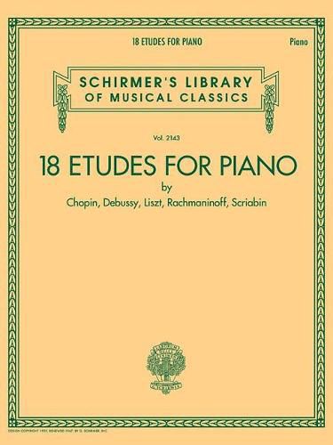 Cover image for 18 Etudes for Piano
