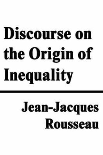 Cover image for Discourse on the Origin of Inequality