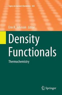 Cover image for Density Functionals: Thermochemistry