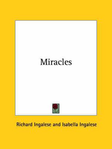 Cover image for Miracles