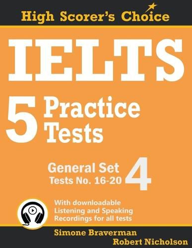 IELTS 5 Practice Tests, General Set 4: Tests No. 16-20