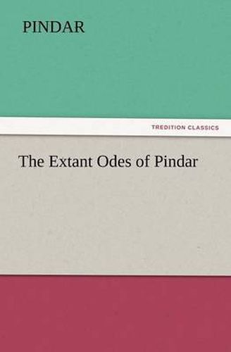 Cover image for The Extant Odes of Pindar