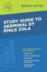 Cover image for Study Guide to Germinal by Emile Zola