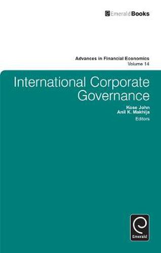 Cover image for International Corporate Governance