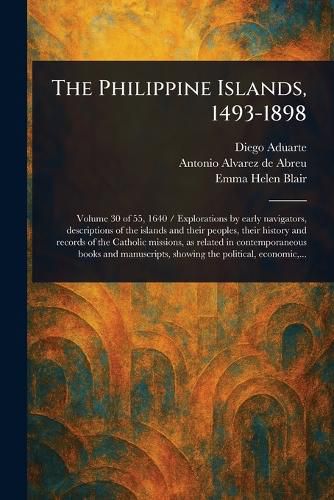 Cover image for The Philippine Islands, 1493-1898
