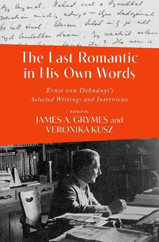 Cover image for The Last Romantic in His Own Words