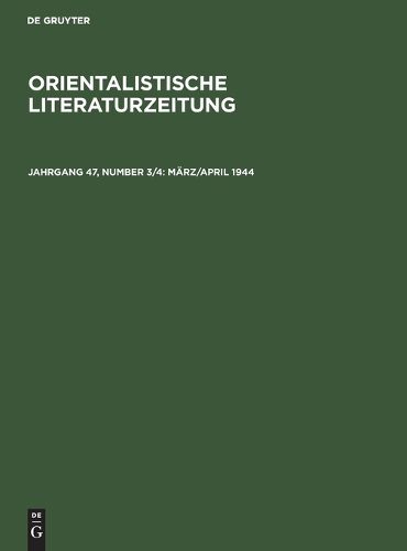 Cover image for Marz/April 1944