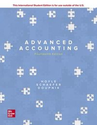 Cover image for ISE Advanced Accounting